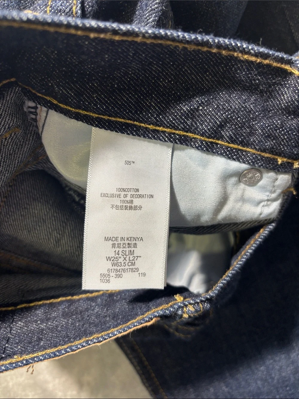 Levi's Men's Slim Straight Jeans in Deep Indigo
